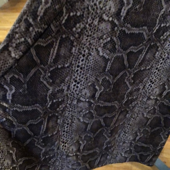 INC International Concepts size Small sleeveless brown & black snake print dress - Picture 8 of 10